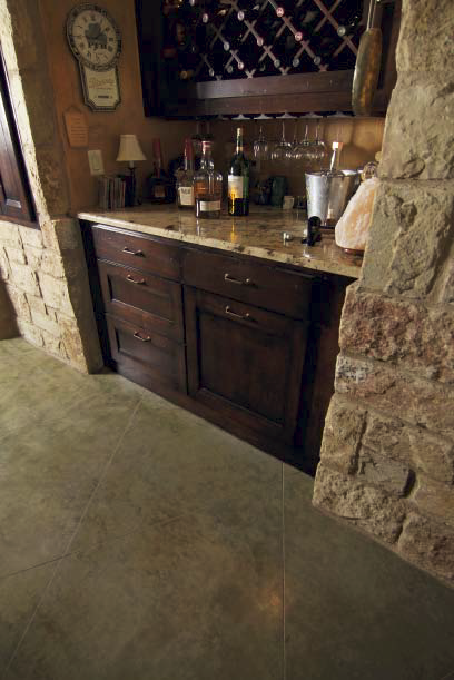 A lot of artisans make great fake rocks, and we really respect that, but we rarely do that because we feel that real flagstone will be more appreciated decades later.