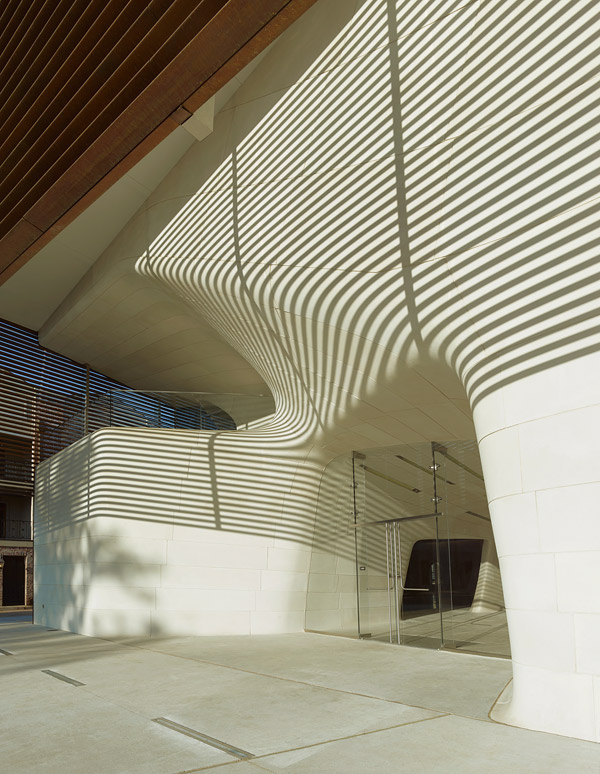 Precast Concrete Panels Transform Louisiana state Museum - The designer, Baton Rouge-based Trahan Architects, put cast-stone maker Advanced Architectural Stone to the test in the molding and casting of the concrete panels that produced the interior contours.