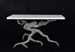 Faux Bois concrete table