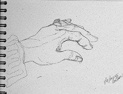 drawings of hands Drawings by Gaye Goodman