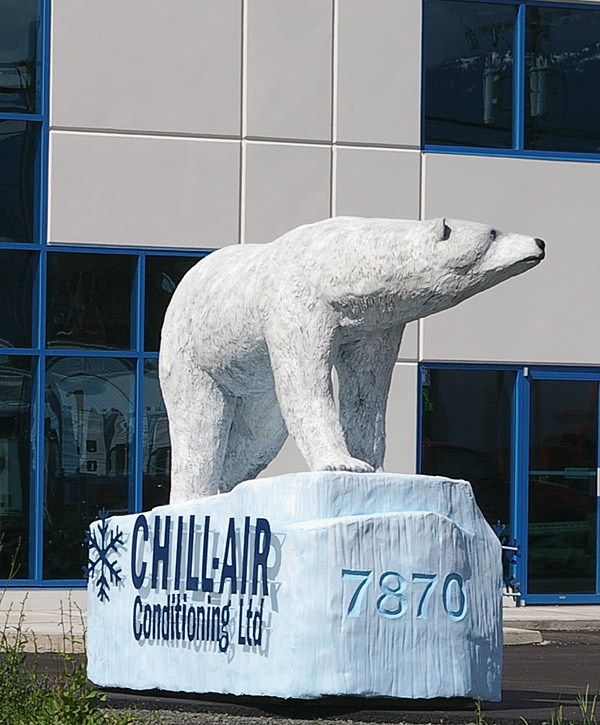 concrete polar bear