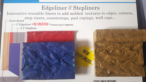 Proline Edgeliner/Stepliner - Proline (www.prolinestamps.com) debuted a new hybrid Edgeliner/Stepliner made of half foam and half urethane. 