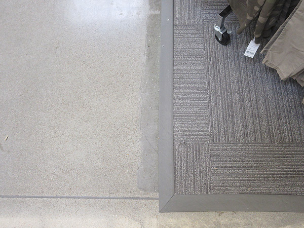 paint damaging concrete floor