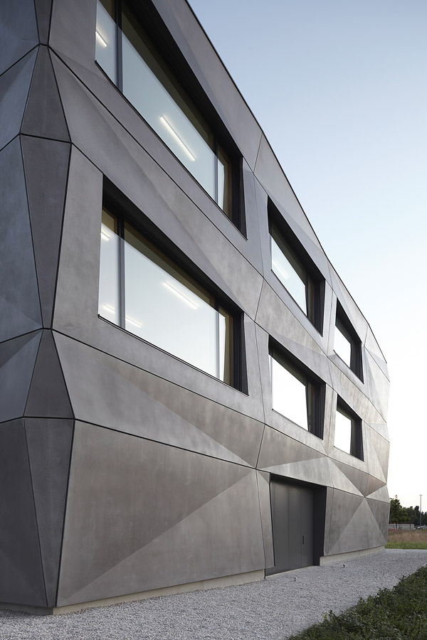 structural grey large building