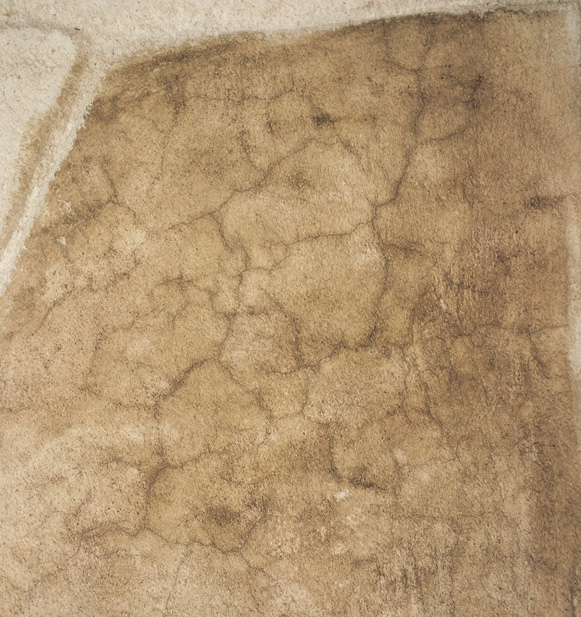 craze cracks on surface of concrete floor