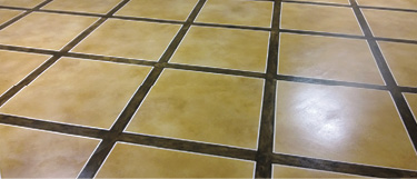 tiles appear to make a 3D effect
