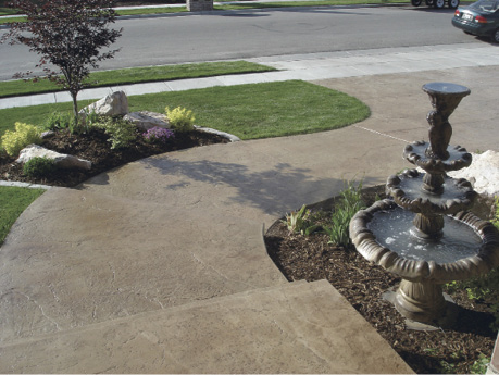 Decorative concrete done well, and properly maintained, is long-term free advertising.