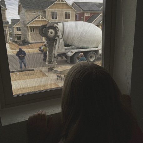 A concrete contractor discusses how to balance between being a contractor and family life