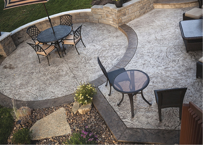 Nearly every manufacturer of decorative concrete products has a systems approach to help contractors deliver consistent results on their projects. Photo courtesy of Townescapes, Batavia, Ohio