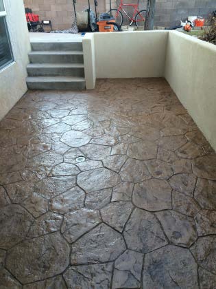 To appeal to those concrete contractors who want to offer stamping as one of their services but cant quite get the hang of it, Sadleir developed the StoneCrete Tile system that allows users to pour their own tiles and achieve an almost perfect stamped concrete finish every time.