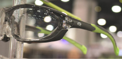One of the chicest accessories on the floor had to be Veratti Tango line of safety glasses from Encon Safety Products.