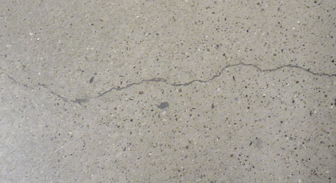 An exampled of cracked concrete.
