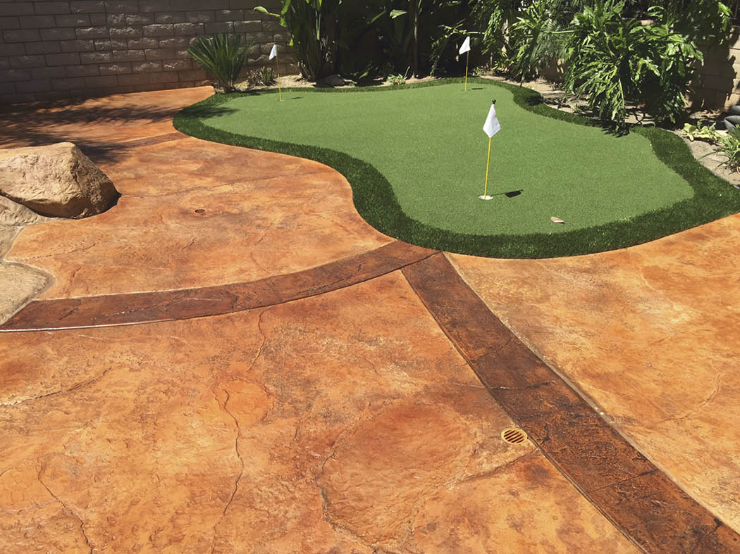 Who wants a putting green in their back yard? 