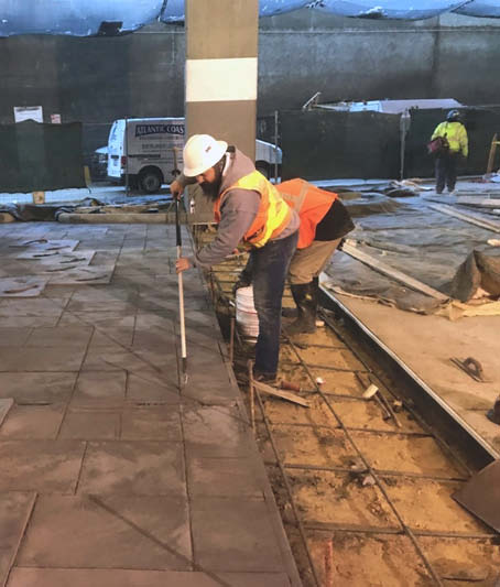One way to get training is to align yourself with a qualified contractor outside your geographical territory with whom you dont compete. This training was conducted by Atlantic Coast Concrete at the JW Marriott in Charlotte, North Carolina.