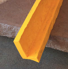 Stone Faced 2-Inch Cantilevered Step Liner designed for cast concrete stairs.