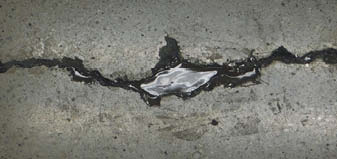 Underfilling a crack creates a maintenance and safety issue.
