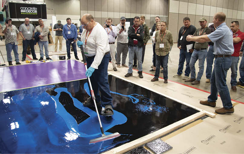 decorative concrete training and events like the Concrete Decor Show can be critical to your business growth