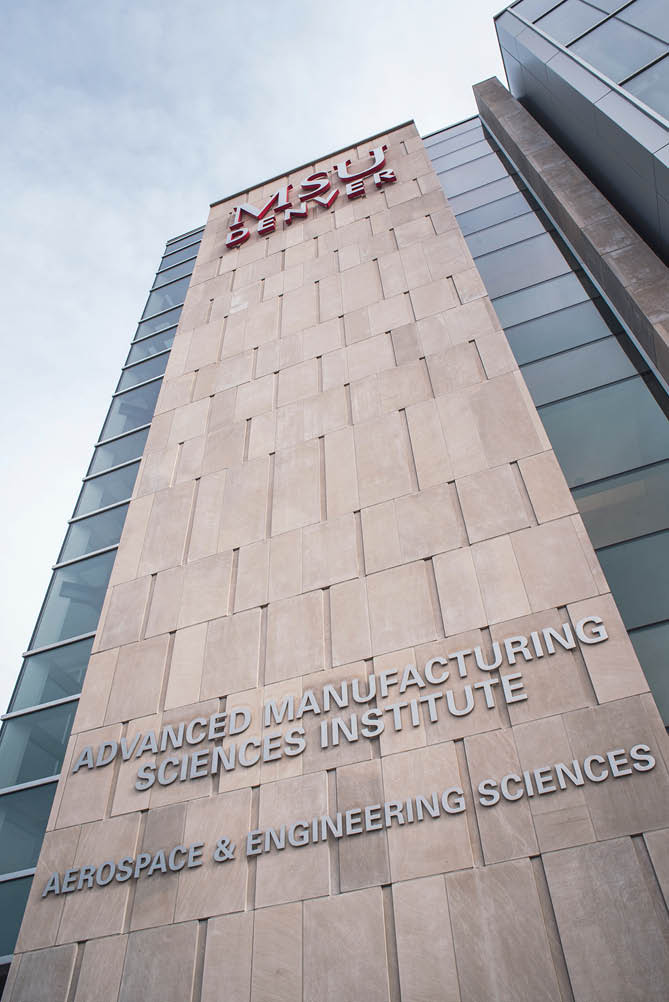 Metro State University of Denver  Aerospace & Engineering Sciences Building, Denver, Colorado.