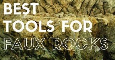 Best tools for concrete faux rocks
