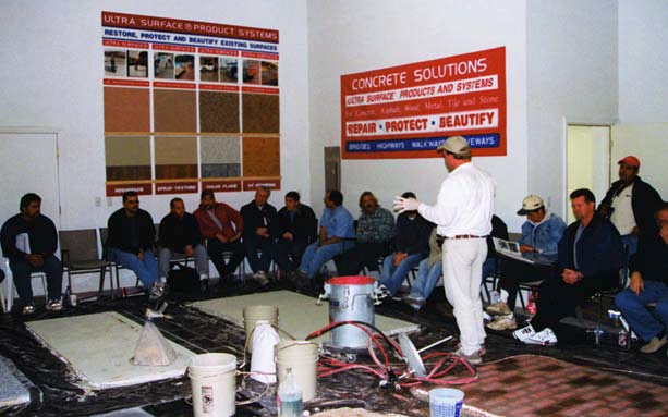 Training is what set Concrete Solutions apart to their customers