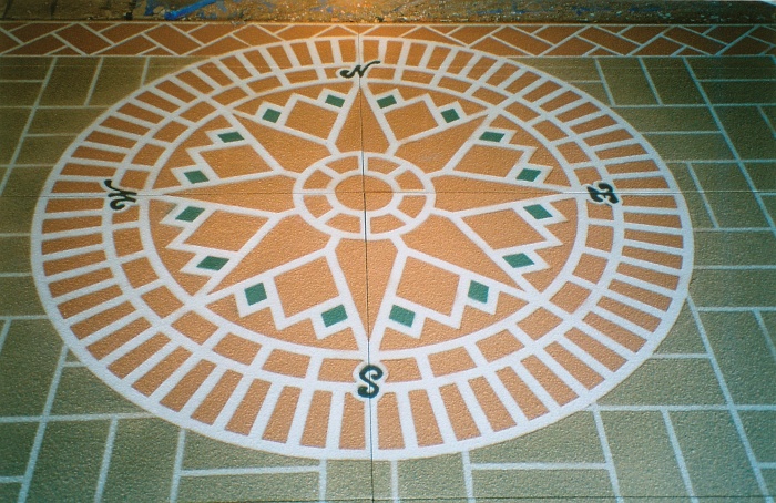 compass rose stencil