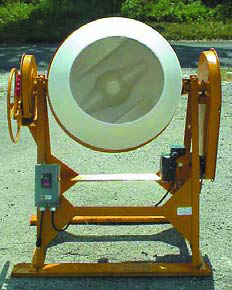 Front shot of the mixer bowl of this portable mixer.