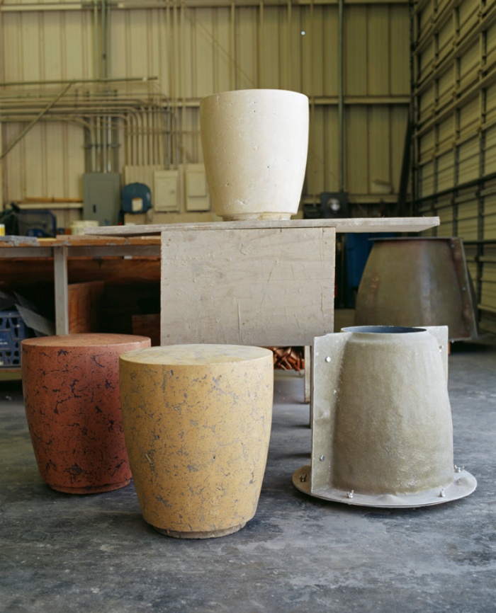 Third was function  the molds are an efficient way to make concrete furniture. "We have a number of molds in the shop, each of which has made well over 100 pieces,"