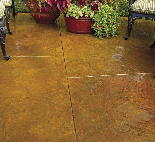 Texas Tuscan concrete floor how to and recipe L.M. Scofield /Los Angeles, Calif.