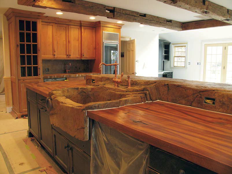 Wood Look Concrete Countertops In The, Faux Wood Concrete Countertops