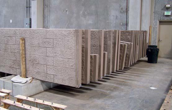 U.S. Precast called on Donnie Vachon of New Images Concrete Construction to stamp the plain side of every one of the 126 panels. And with a background in the precast industry, he was just the guy for it. Because the pattern