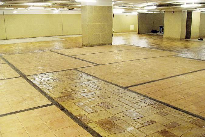 The massive parking-garage makeover began when Sadleir traveled to Hong Kong to fine-tune Laus crew on the quarter-inch stamping technique.