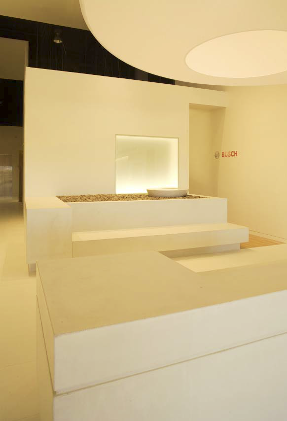 Creating a show room space with GFRC in white concrete creates a stunning clean look.