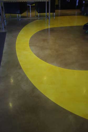 The Oregon O on the floor of The Duck Store in Clackamas, Oregon.