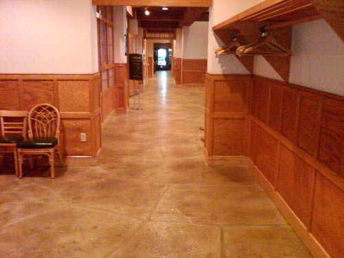 The made over floors at the Sugarloaf Mountain Ski Resort.