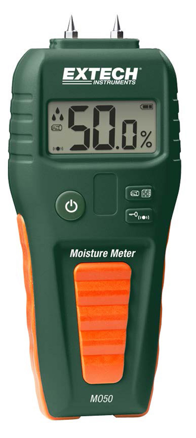 Take quick moisture level reference measurements on wood and building materials with this convenient compact-sized Moisture Meter.