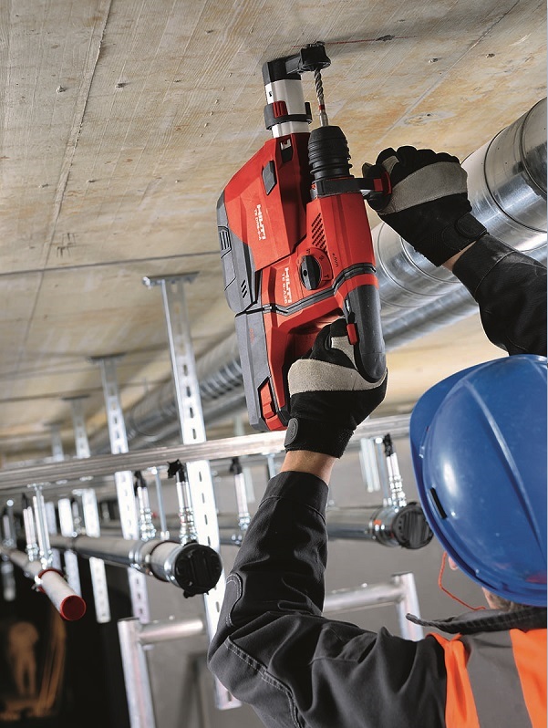 ilti is advancing cordless tool technology by bringing a compatible lighter-weight, 36V battery platform to its new cordless combihammer TE 30-A36 