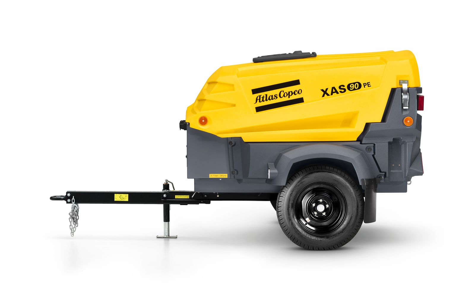 Atlas Copco launched its XAS 90 air compressor, a cost-effective option for utility and pneumatic-tool applications demanding as much as 88 cubic feet per minute of air power.