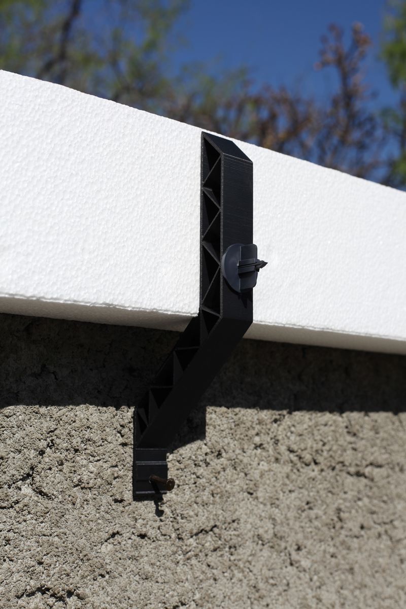 The Brackit Form System by Mortex Manufacturing Co. Inc. is a new cantilever forming system for pools, concrete walls and countertops that are free from the constraints of current form options.