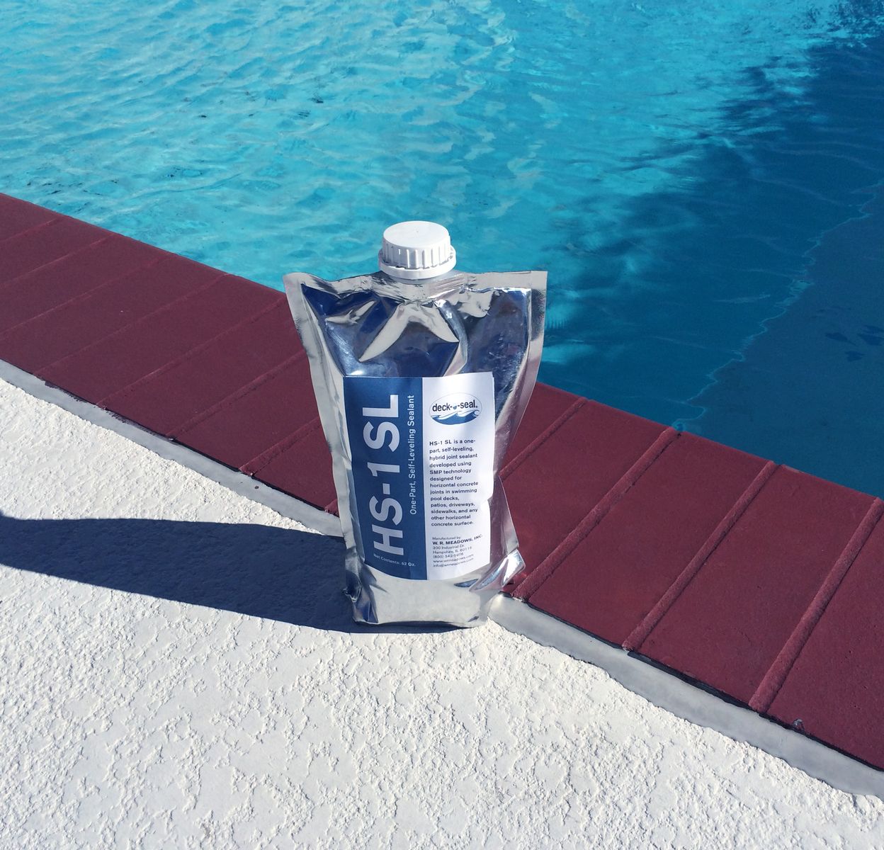 Deck-O-Seal, a division of W. R. Meadows offering pool deck products, is now offering HS-1 SL, a one-part, self-leveling hybrid polymer sealant for various pool applications.