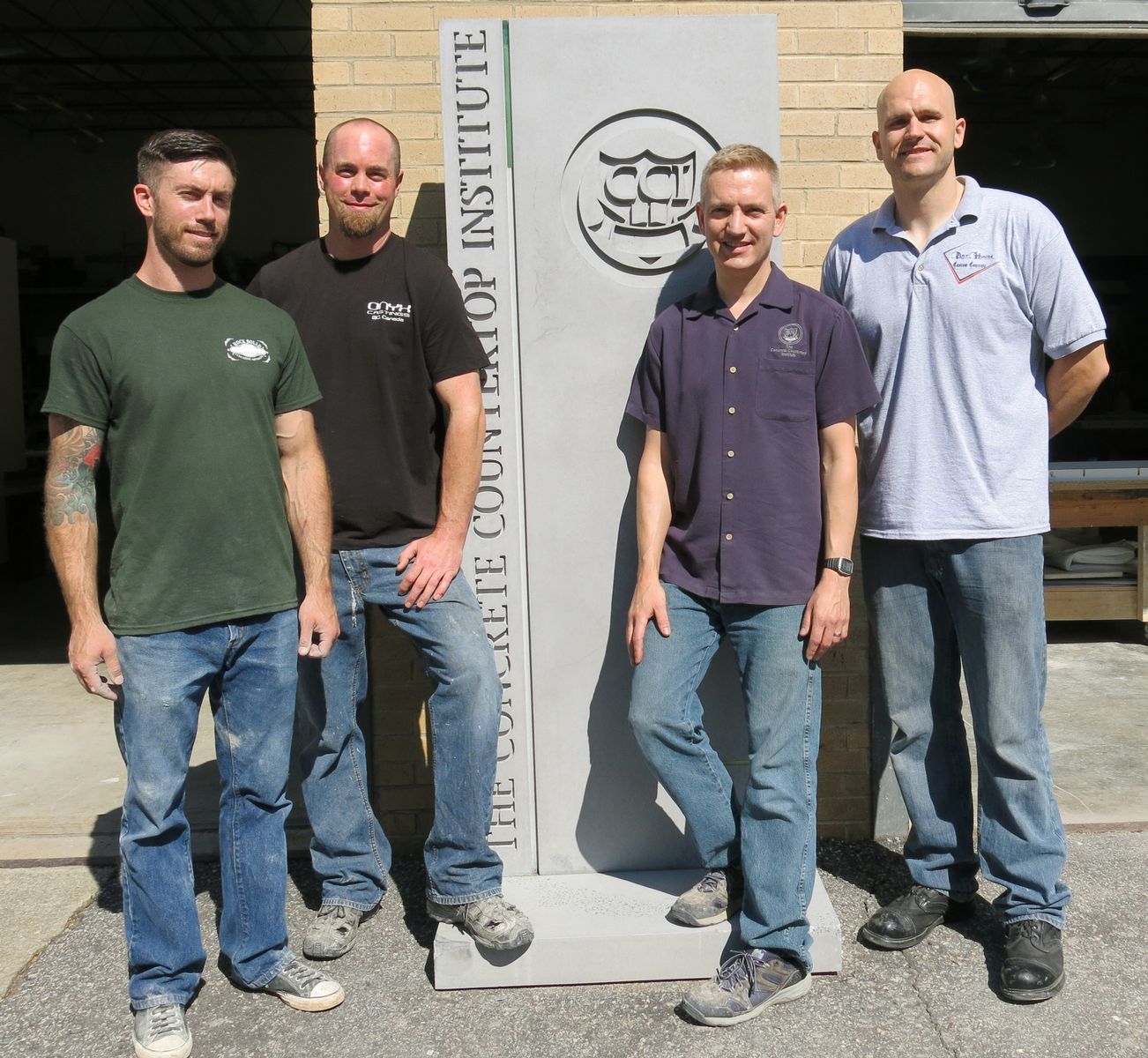 The team was as follows: Nathan Smith of Rock Solid Concrete Artisans in Huntersville, North Carolina, Rob Martins of Onyx Castings in Okanagan, British Columbia, and Carl Zunker of Arthouse Custom Concrete in Miamisburg, Ohio. 