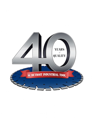 Detroit Industrial Tools 40-year logo