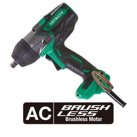 Hitachi Power Tools unveiled a new line of ultra-efficient AC Brushless Impact Wrenches featuring Hitachis Aluminum Housing Body
