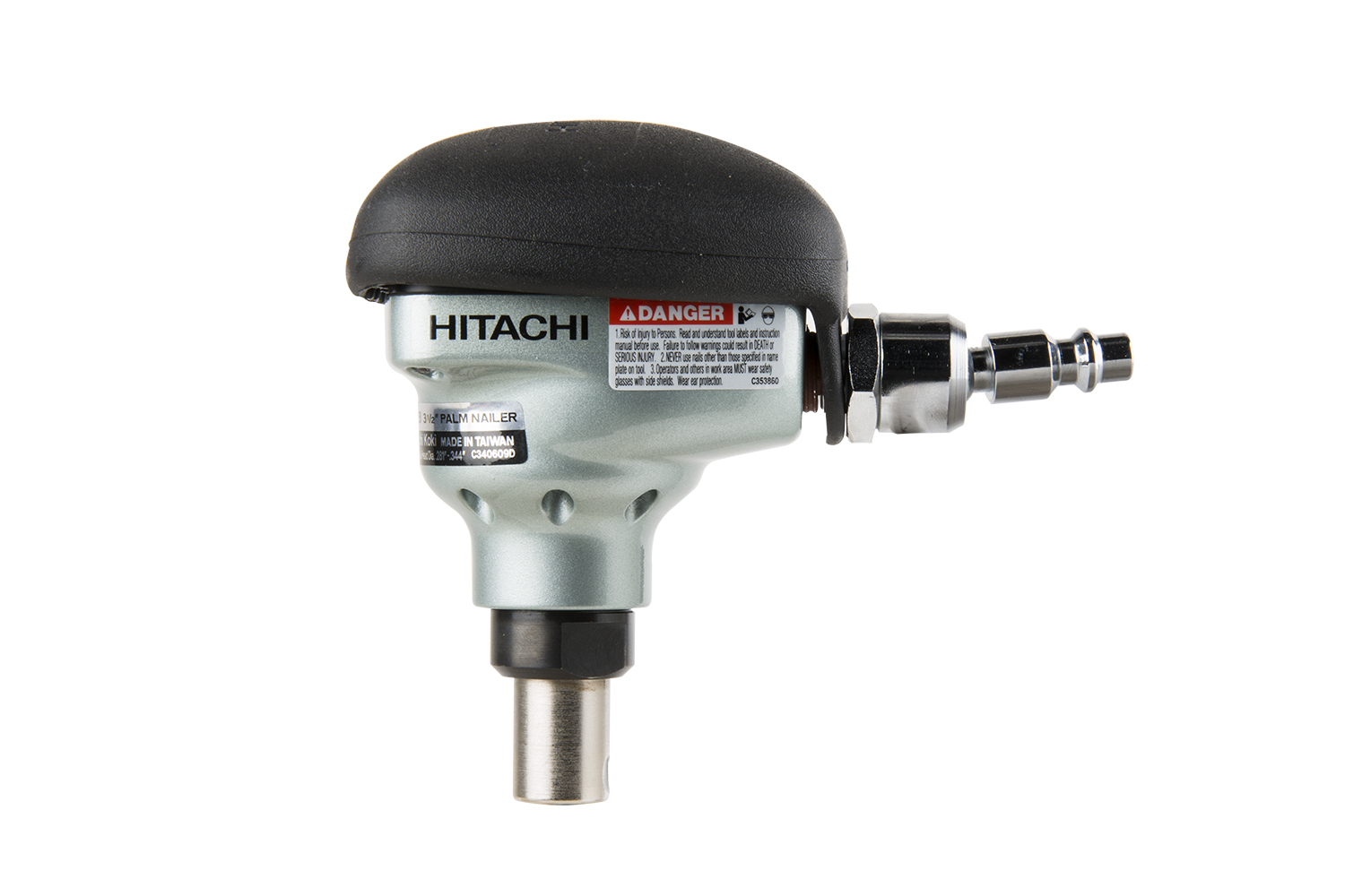 Hitachi Power Tools recently announced the newest addition to its extensive Pro Preferred Pneumatic Nailer lineup; a 3-1/2 inch Palm Nailer (Hitachis first), model NH90AB.
