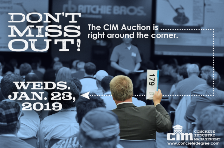 CIM Auction at World of Concrete