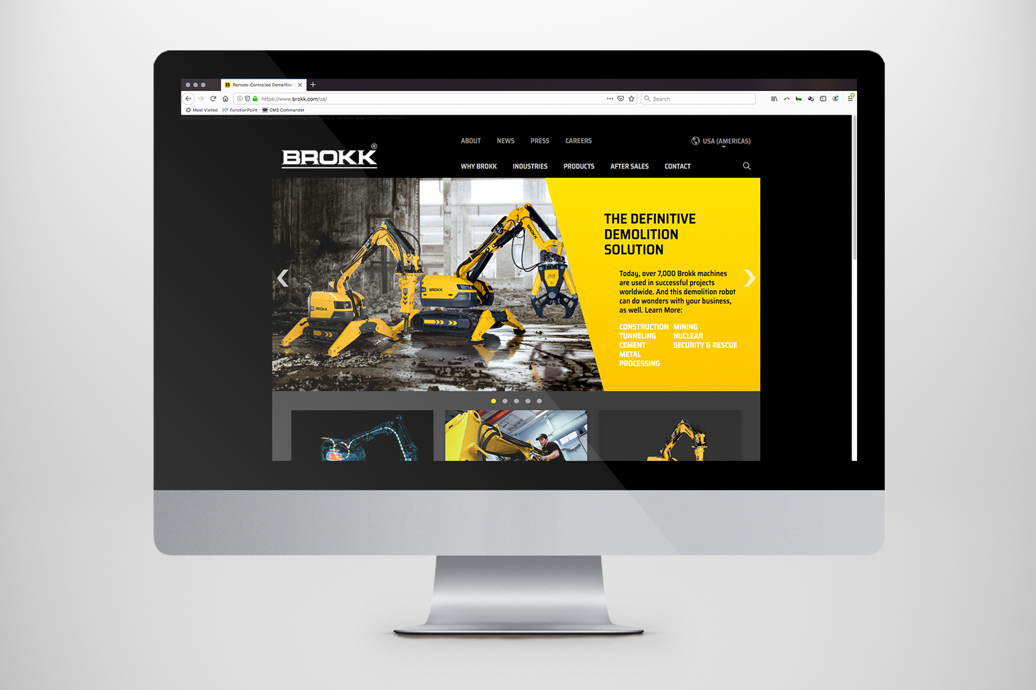 Brokk's new website