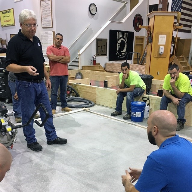 Pat Cunningham, Ardex Technical Services Supervisor and Decorate Overlay Specialist, is currently serving as an instructor for the new trainings. 