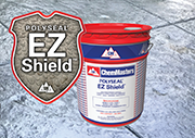Polyseal EZ Shield forms a clear protective, UV stable coating that meets ASTM C309