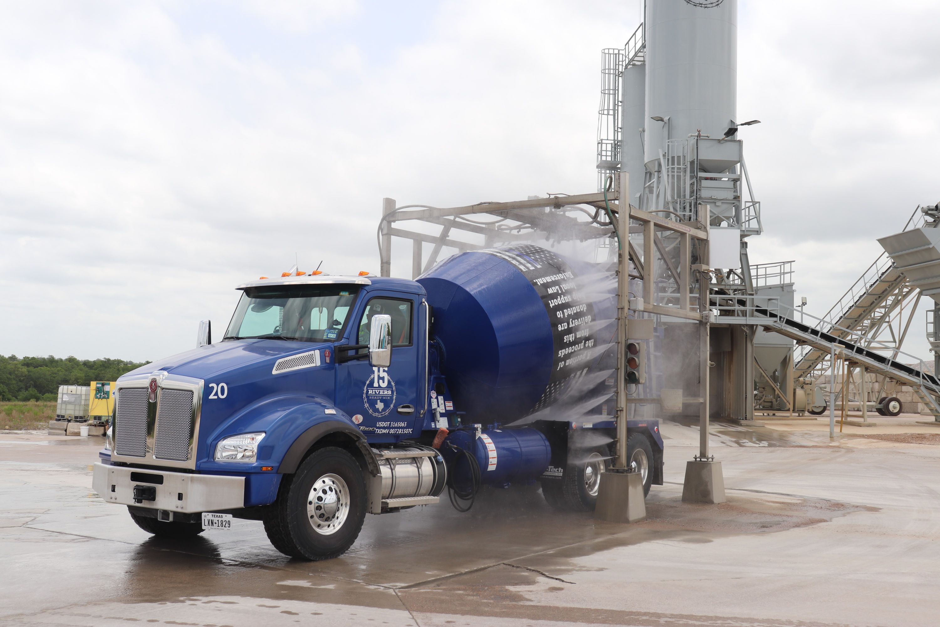 Load and Go Ready Mix Truck Wash System
