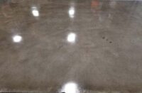 polished concrete floor with a high sheen