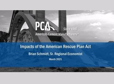 American Rescue Plan Act - PCA update